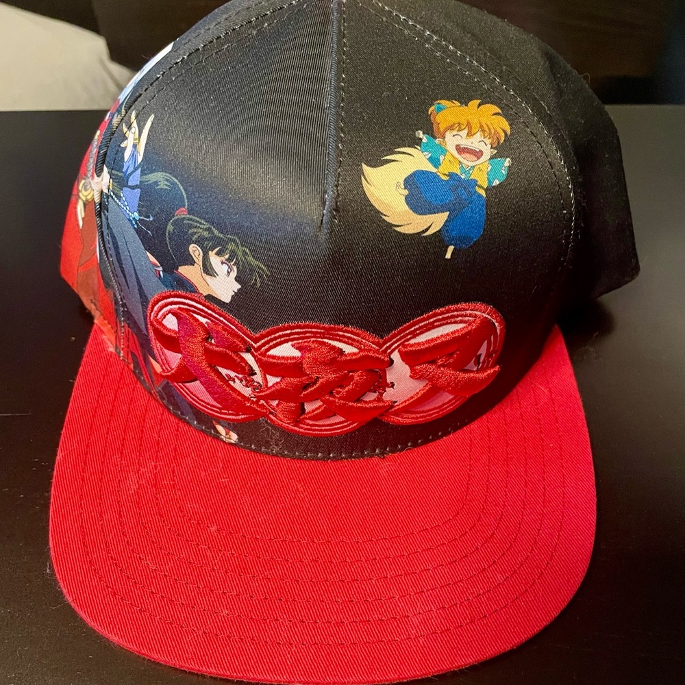 Anime Inuyasha Red and Black Cap